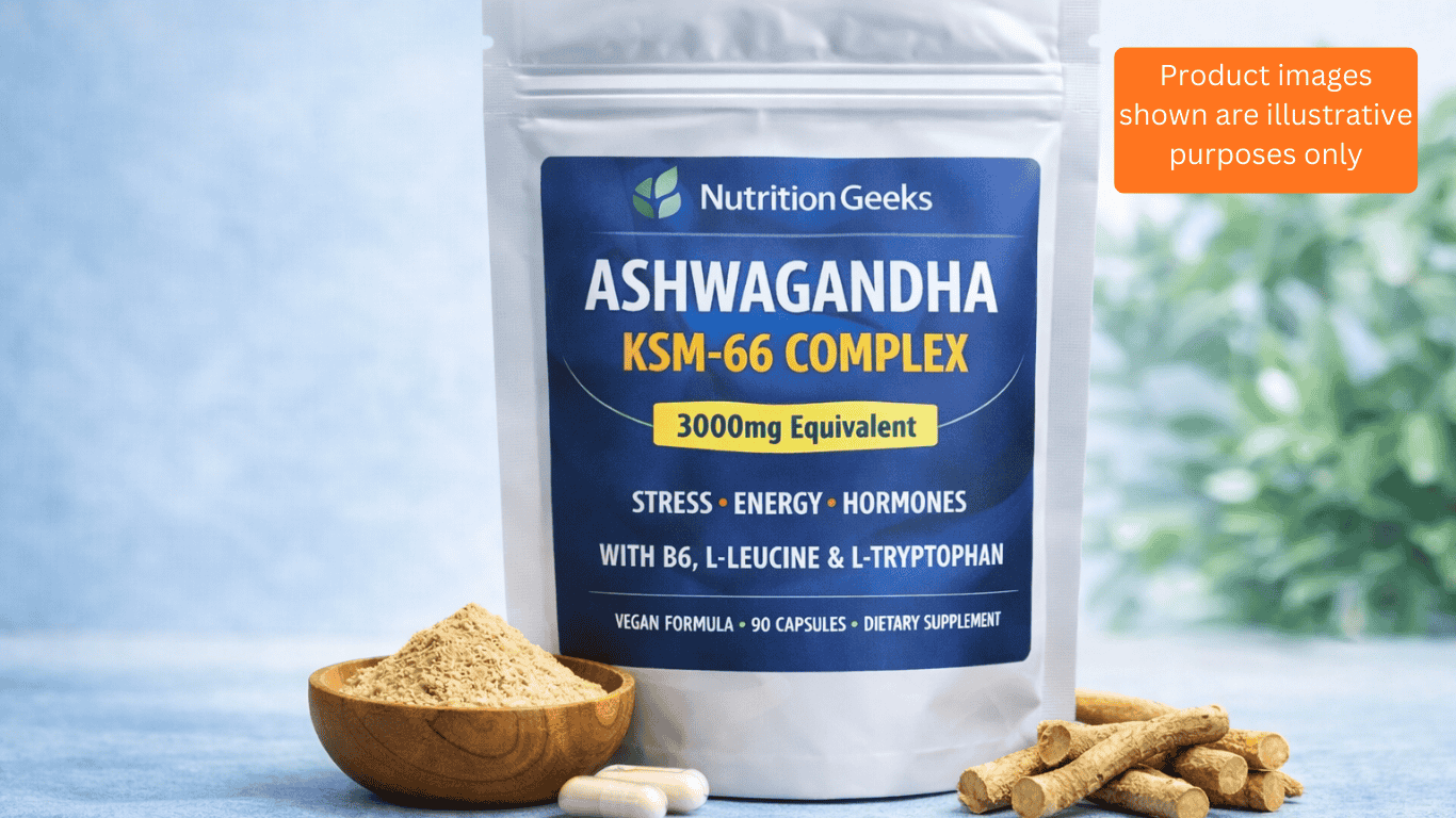 Ashwagandha capsules for stress relief and better sleep UK
