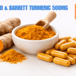 Turmeric supplement capsules used for joint and inflammation support