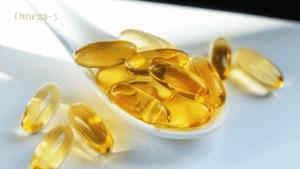 Fish oil softgel capsules containing omega-3 fatty acids